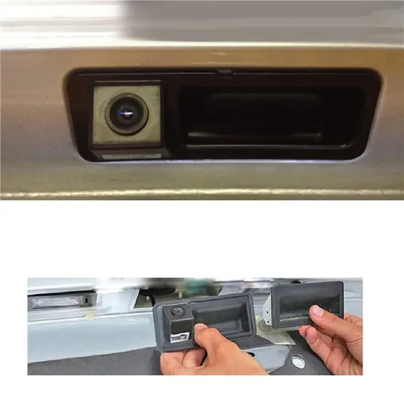 2X Car Trunk Handle Rearview Camera Reversing Camera For-BMW E60 E61 E70 E71 E72 E82 E88 E84 E90 E91 E92 E93 X1 X5 10-15