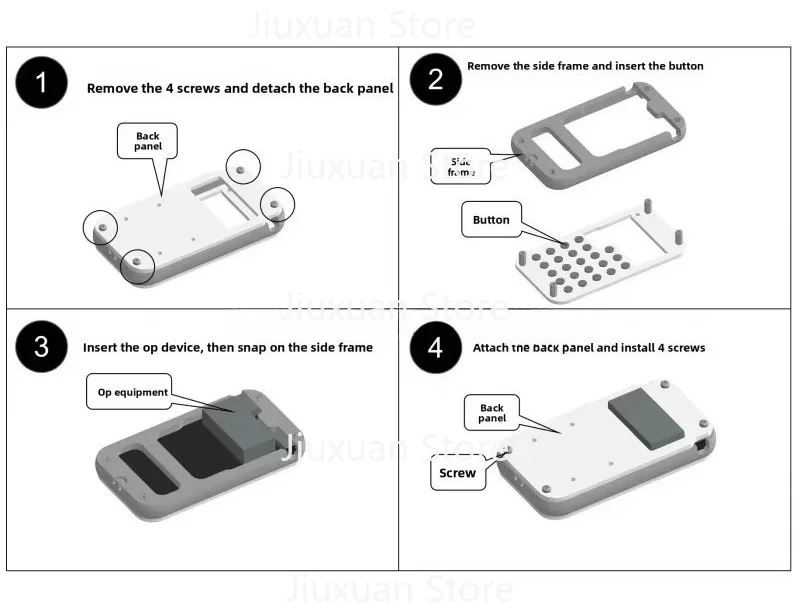 Akrylowe, odporne na wstrząsy i kurz etui ochronne do transportu syntezatorów Teenage Engineering PO Pocket Operators — zdjęcie produktu 4