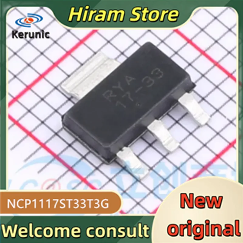 10PCS 17-33 New and Original NCP1117ST33T3G NCP1117ST33T NCP1117ST33 NCP1117ST