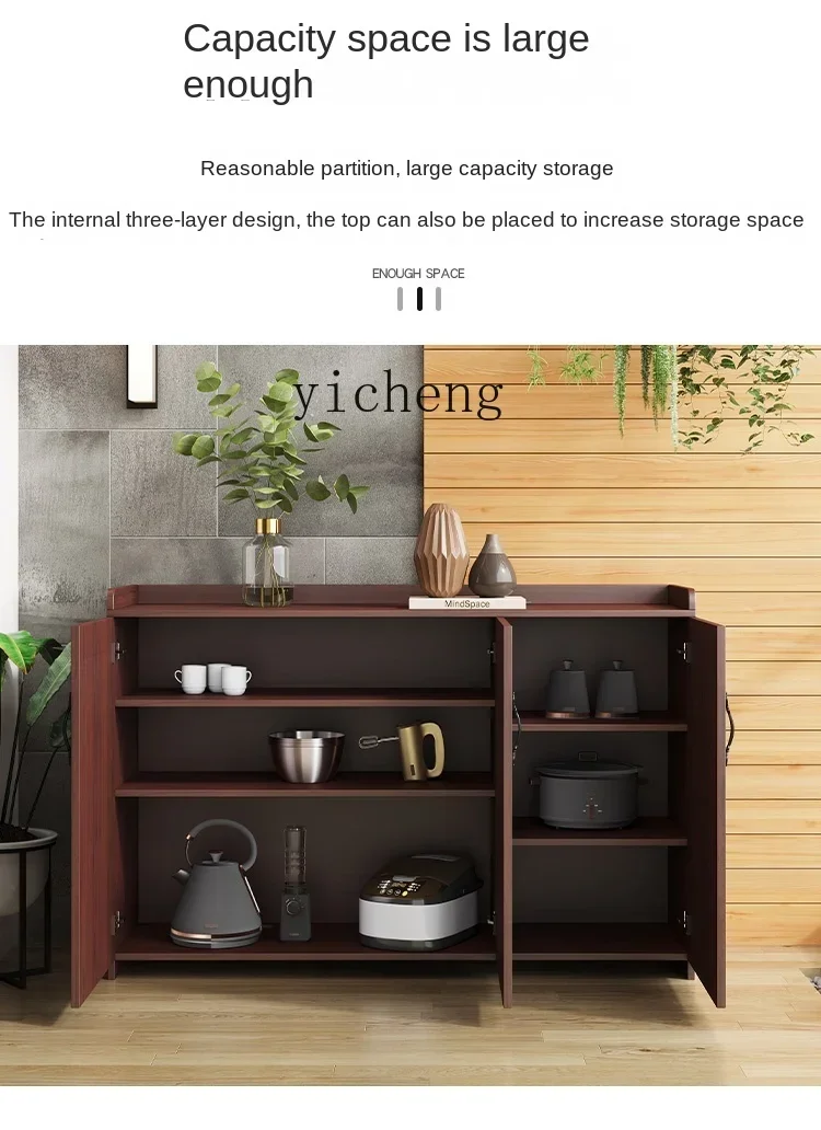 

LYY Household Dining Side Cabinet Side Cabinet Outdoor Balcony Storage Locker Courtyard Outdoor Garden Grocery Cabinet