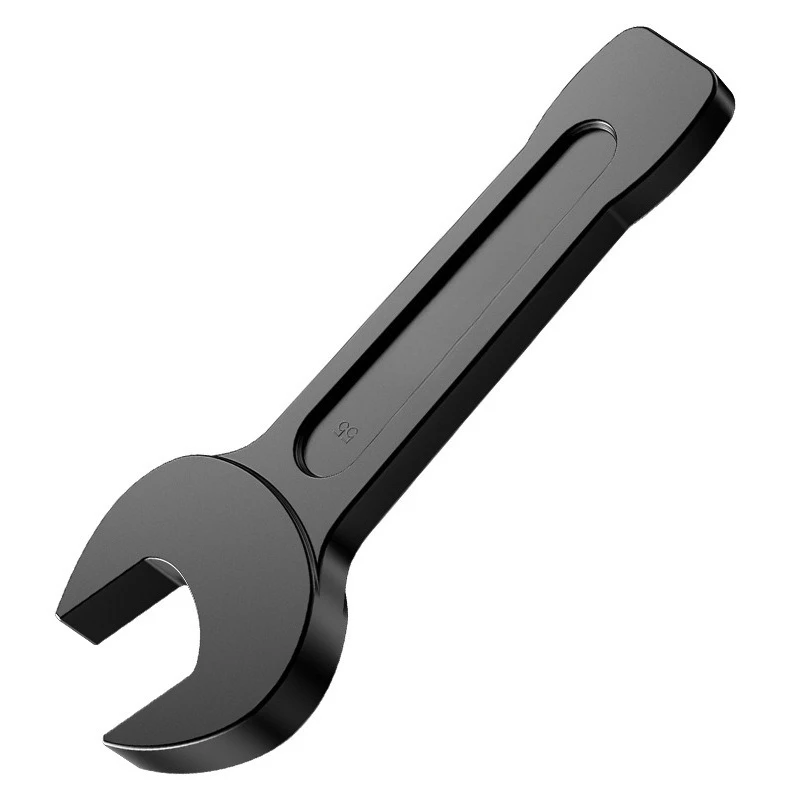 For large tapping stay wrench heavy open wrench straight handle single head can be tapped hard