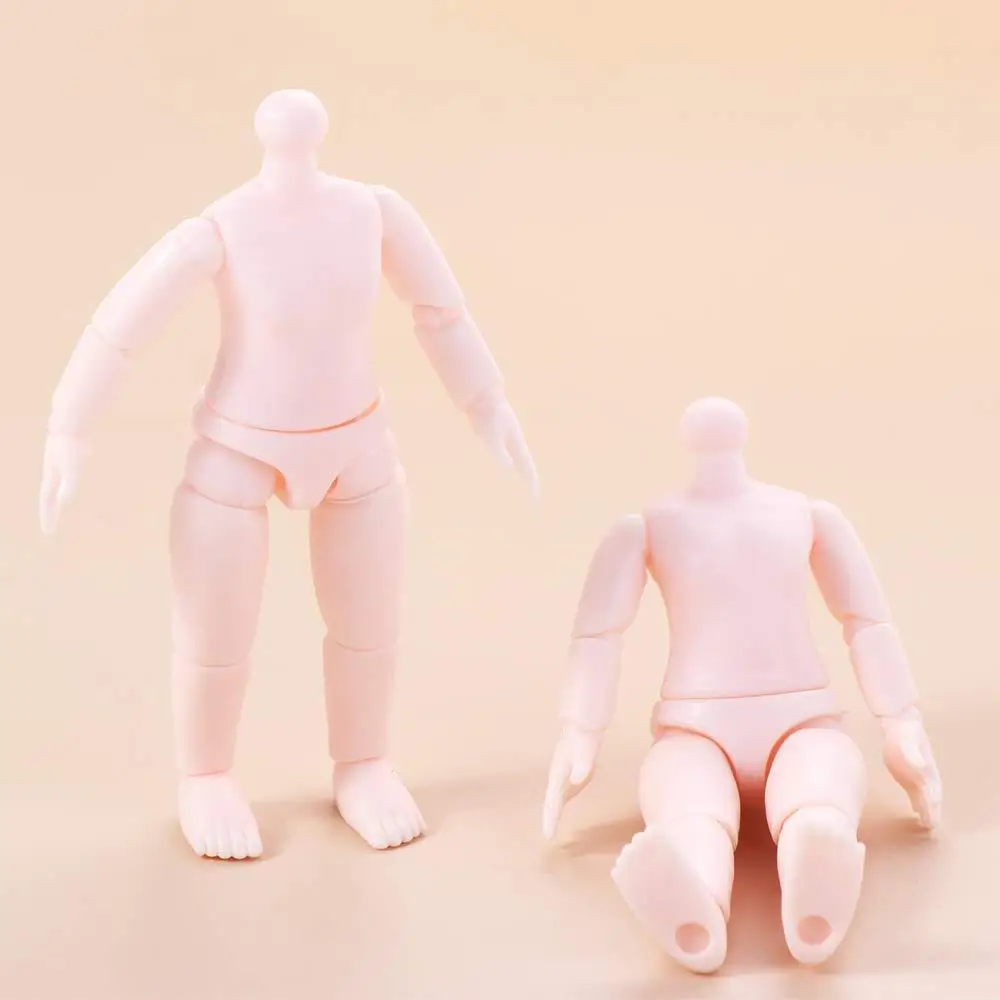 الفتيات هدية 9.5 سنتيمتر ارتفاع دمية الجسم كروية صوتها متعددة المفاصل عارية ألعاب الدمى فستان المنقولة صوتها عارية الدمى Gsc Ob11 #2