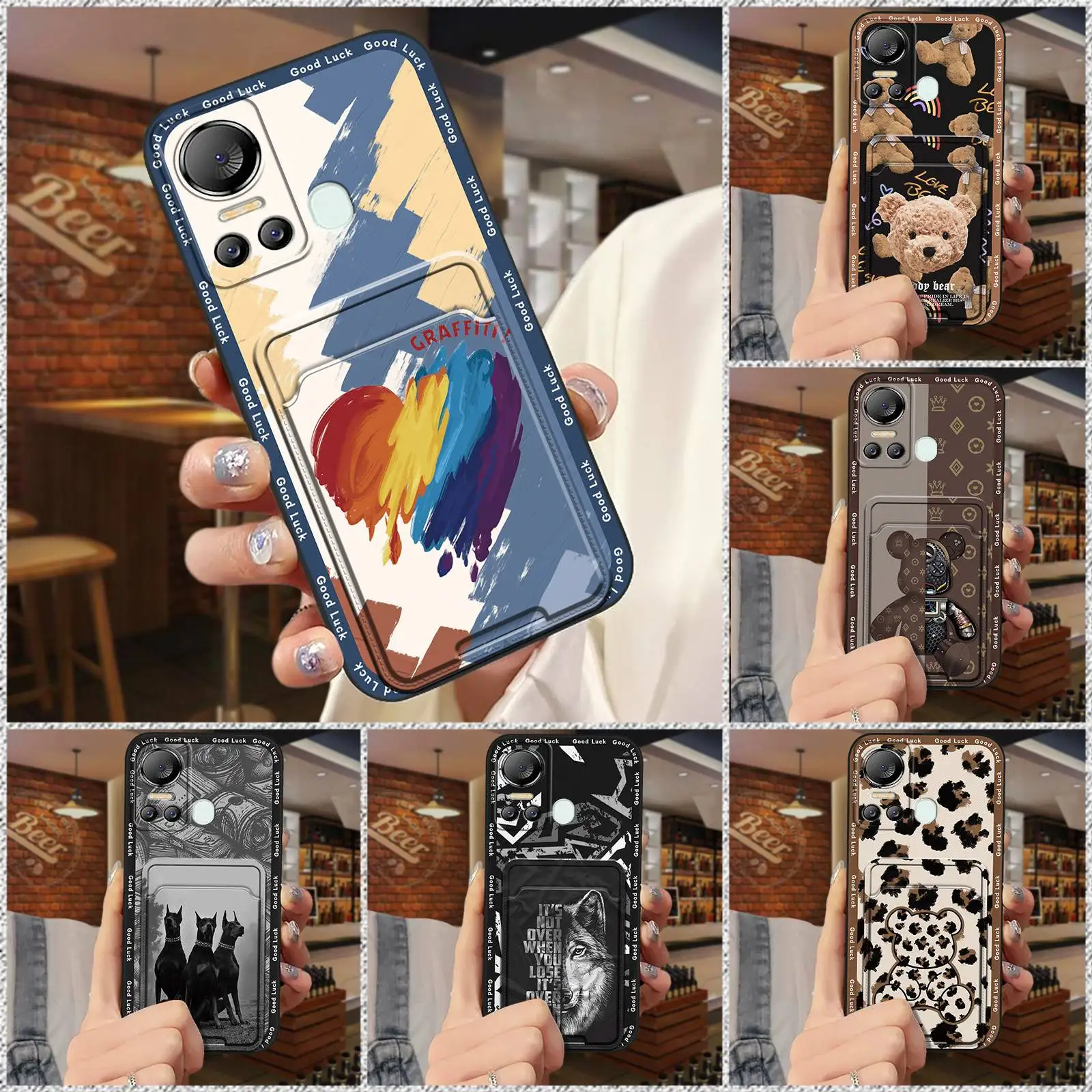 Fashion Design Anti-knock Phone Case For Itel S18/Vision5/S663L Durable Cute Dirt-resistant Waterproof Anti-dust Cover