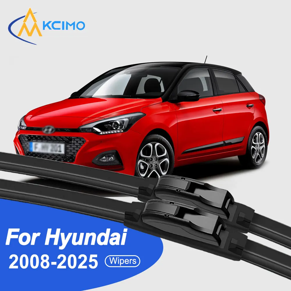 

For Hyundai i20 PB GB IB BC3 BI3 Front Windshield Wiper Blades 2pcs Quiet Rain Windscreen Window Accessories