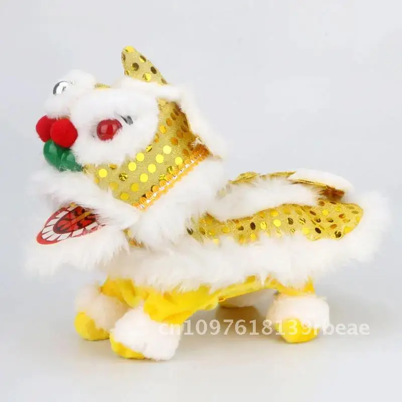 Interaktywny lew robot zabawka elektroniczna pluszowa zwierzątka domowe chodzący elektryczny tańczący lew ładowany przez USB muzyka LED zabawka dla dzieci prezent