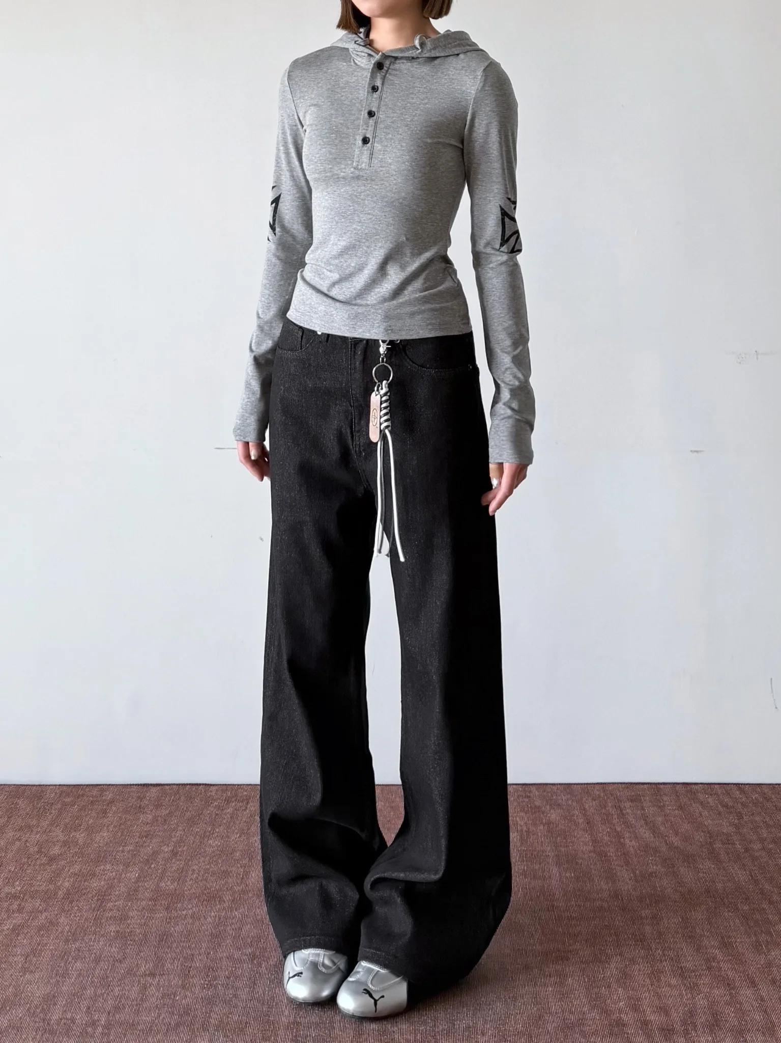 

American Retro Bla Skinny Jeans Cleanfit Slimming Versatile Original Color Men's Women's Cotton l Waist Zipper Wear R...