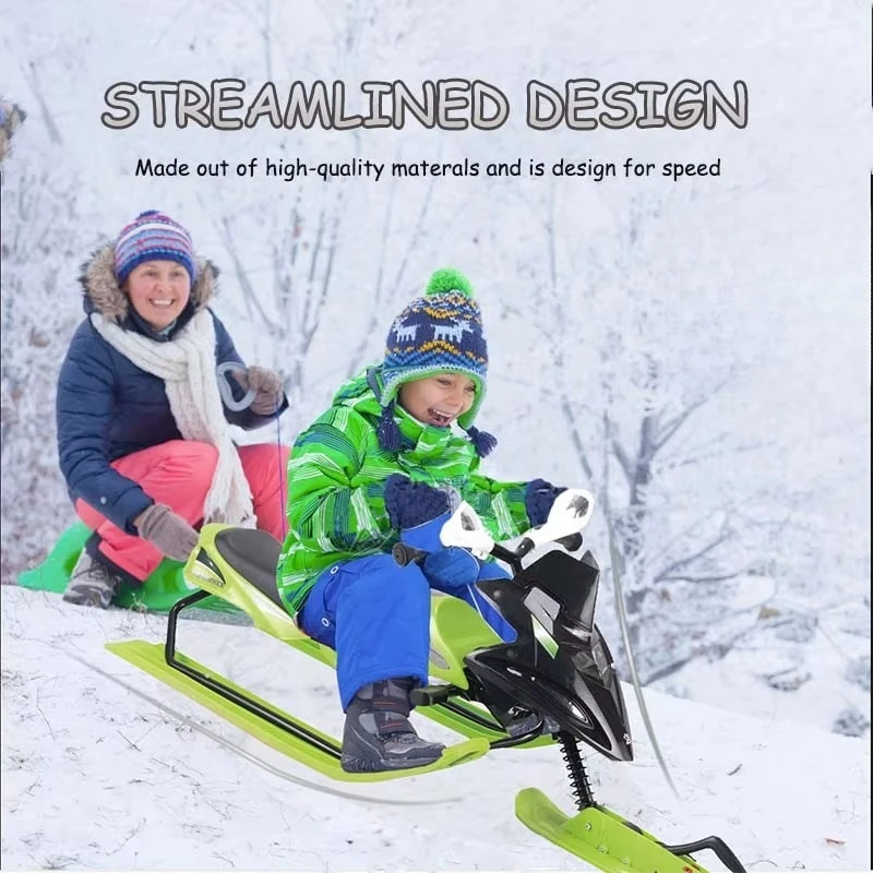 Stylish looking durable snowmobile sand glass motorcycle