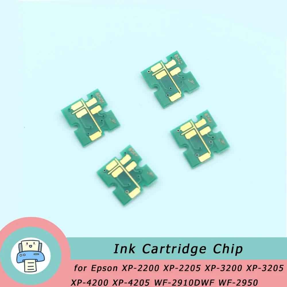 

T604 604 604XL Ink Cartridge Chip for Epson XP-2200 XP-2205 XP-3200 XP-3205 XP-4200 XP-4205 WF-2910DWF WF-2950 Chip