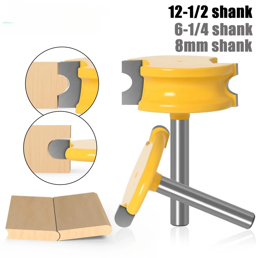 6mm, 8mm, 12mm Schaftfräser-Set für Kanuflöten und Perlen – Holzbearbeitungs-Wolfram-Kobalt-Legierung Holztenon-Fräserwerkzeuge