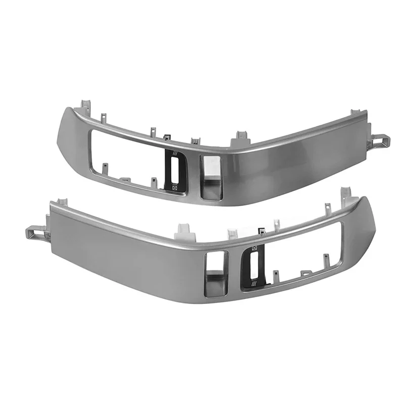 سيارة داش تكييف الهواء منفذ مصبغة لوحة الكسوة لتويوتا لاند كروزر برادو LC120 لكزس GX470 03-09 إطار تنفيس الهواء-M54K #2