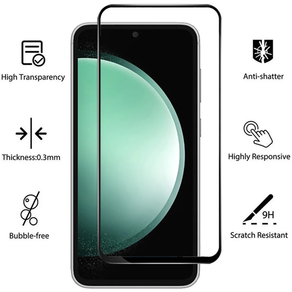 3 Pcs/Lot,Tempered Glass for Samsung S23 FE 5G Protective Film S20 FE Screen Protector S21 FE Samsung Galaxy S 23 FE Glass S23FE