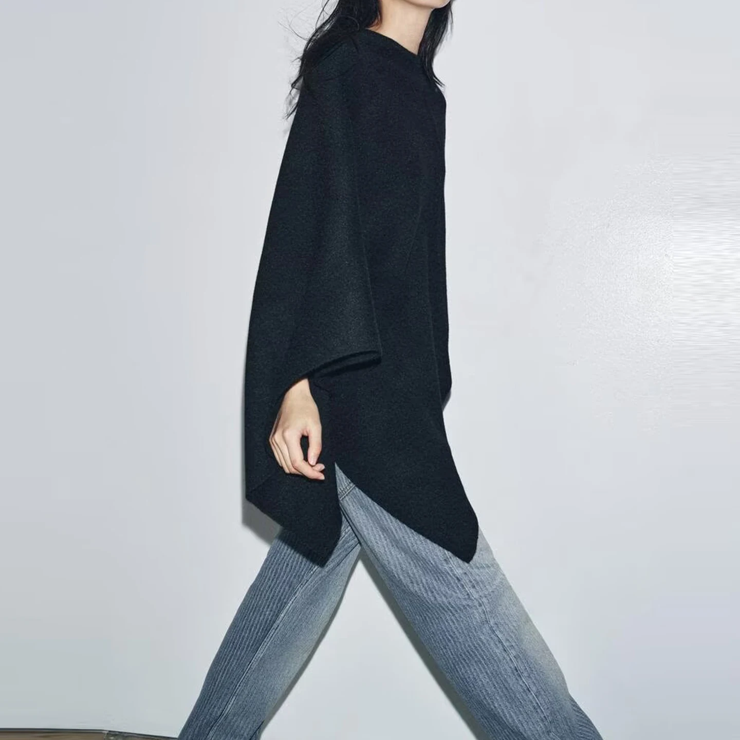 Ele-abrigo de punto para mujer, informal, Sle, otoño, nueva llegada, marca Z, ropa interior para mujer, longitud Regular