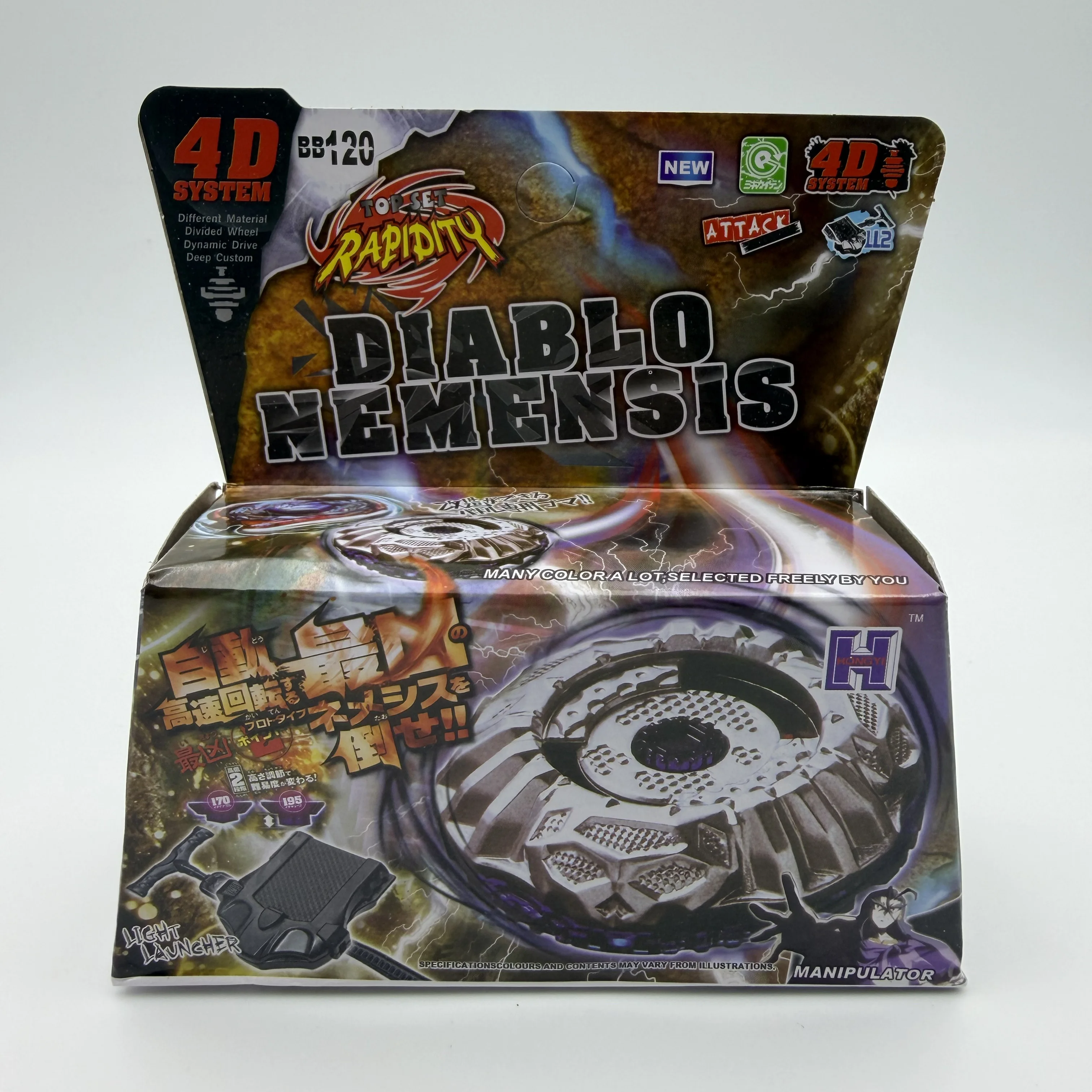 Metal Fusion Bei Yinhe Pegas Anger Master 4D System Gyro mit Sender Rotierendes Gyro-Spielzeug Weihnachten BB99 BB104 BB105 BB106