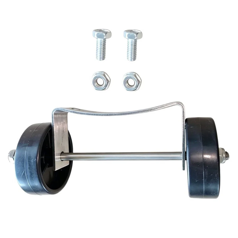 For Round Base Patio Heaters Stainless Steel Bracket Patio Heater Wheel Kit Easy Installation Patio Heater Wheels