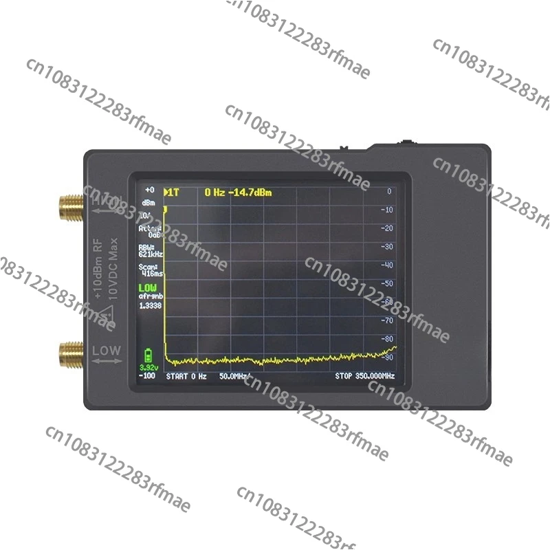 

Handheld Spectrum Analyzer 100KHz-960MHz Portable Spectrum Instrument RF EMC Bluetooth LoRa