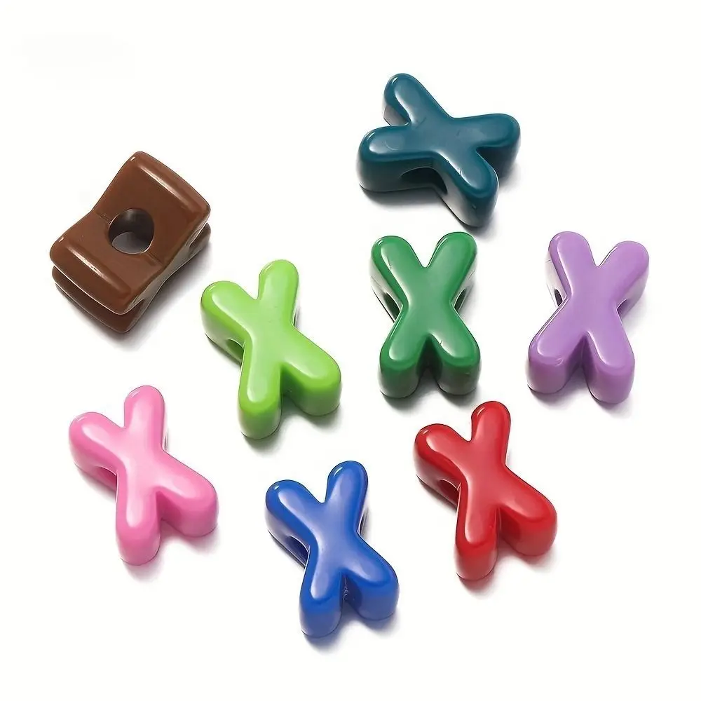 

50Pcs Round Y2K Letter Pendant Beads DIY Acrylic Pendant Ornaments Accessories Jewelry Making Charm Jewelry Accessories
