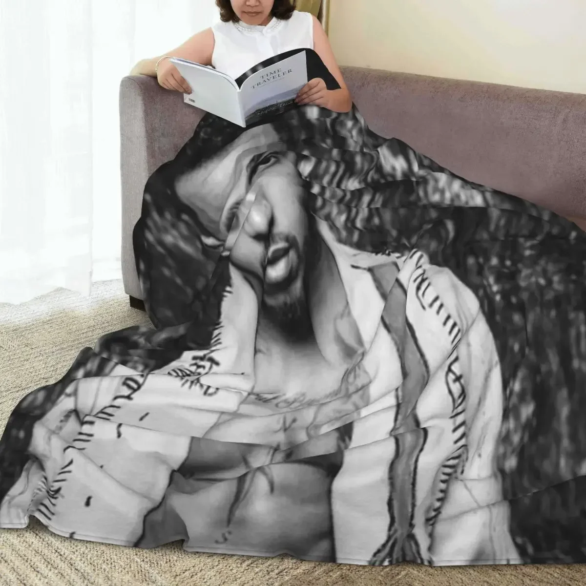 Throw Blanket Lewis Hamilton Micro Fleece Blanket Four Sizes Fashionable Warm Suitable For Sofa AntiPilling Blanket