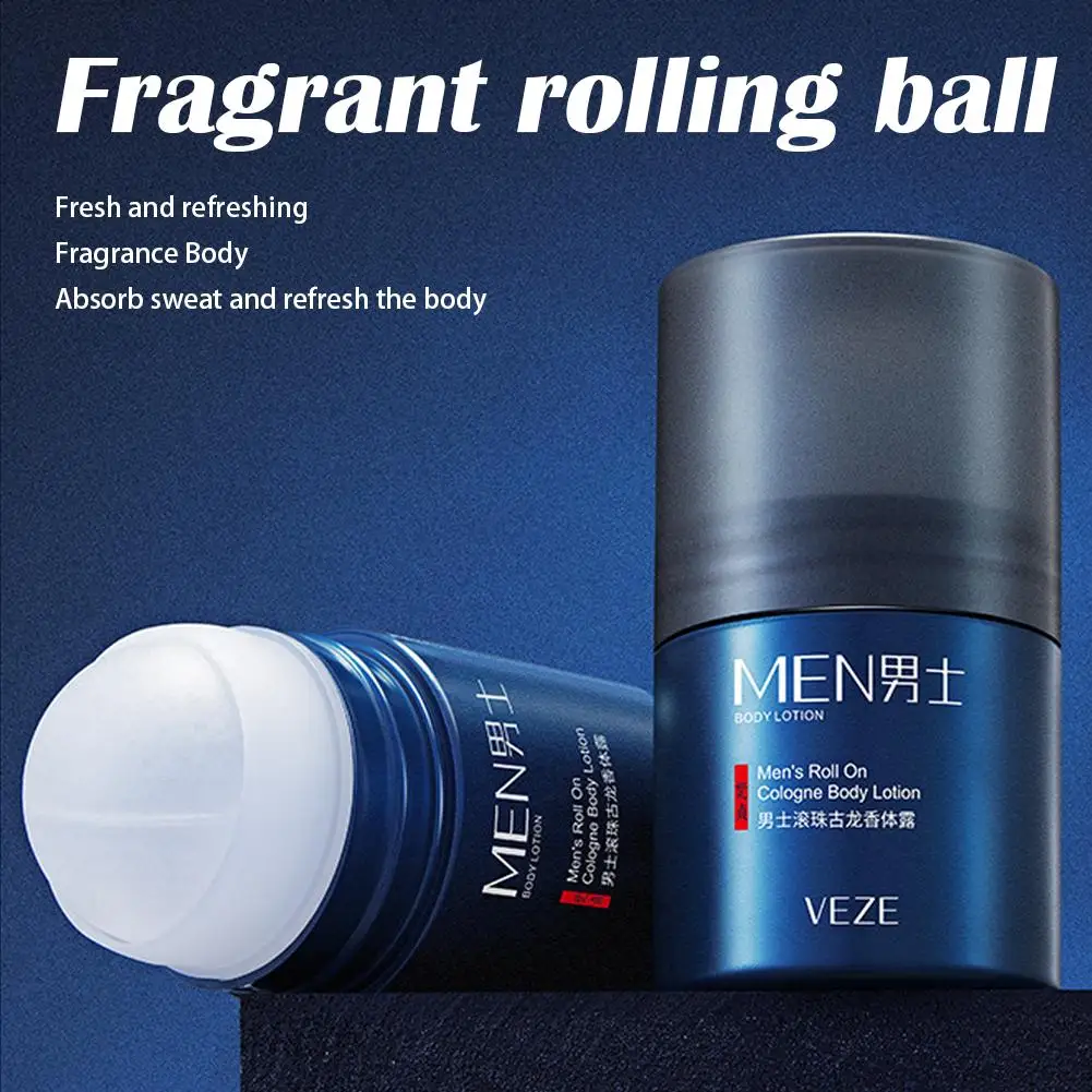 

Portable Body Deodorant For Men Smooth Solid Stick Light and Fresh Scent Men's Solid Perfume 72 Hour Odor Control for Sports