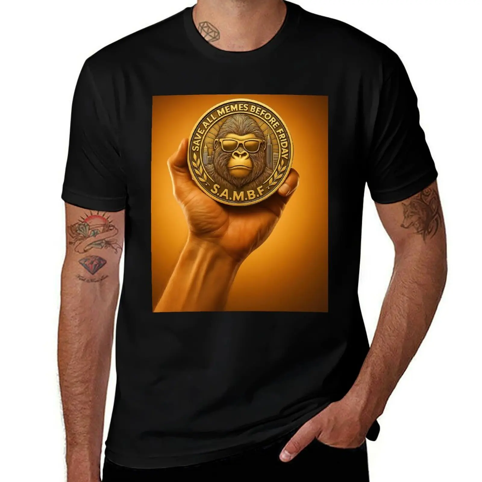 

Power in Your Palm – The Rise of $SAMBF T-Shirt shirts graphic tee Man t-shirt luxury clothes men