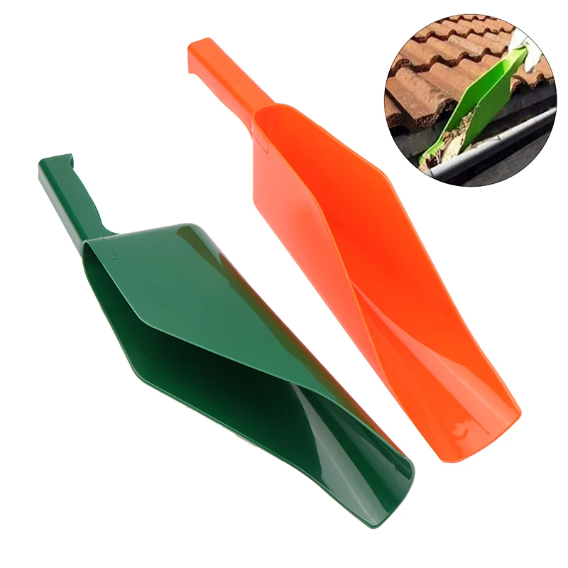 1PC Dirt Debris Remove Tool Large Capacity Spade Getter Gutter Scoop Roof Trowels Garden Orchard Leaf Gutter Cleaning Shovel