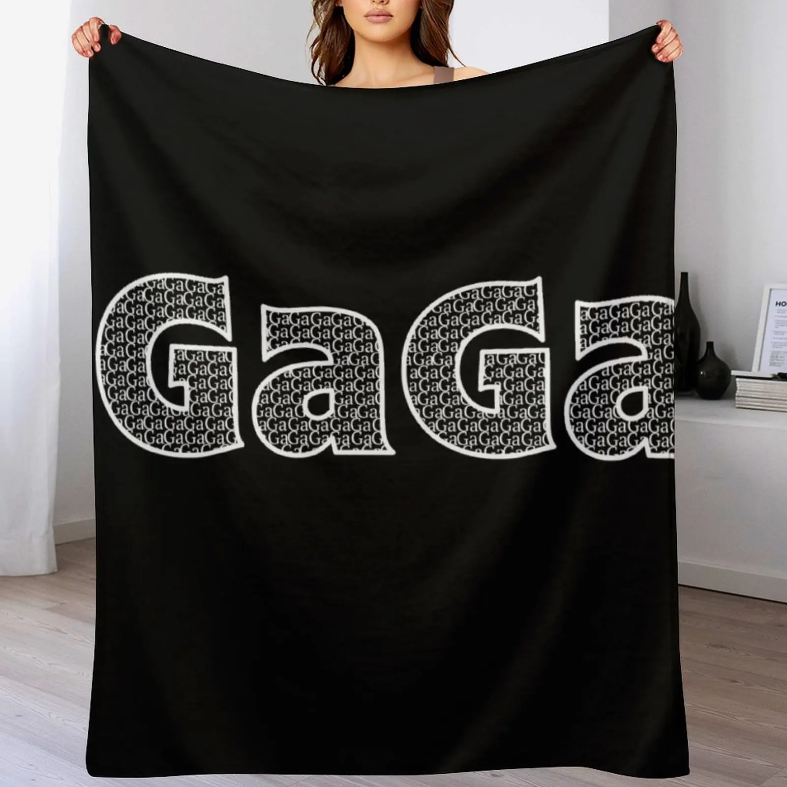 

GaGa Throw Blanket For Sofa Thin Hair Travel Hairy Blankets