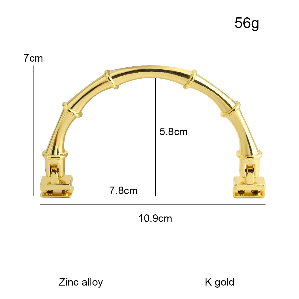 2/4/16 قطعة 11.5x8.4 سنتيمتر ، 10.9x7 سنتيمتر U-شكل صندوق معدني حقيبة مقابض إطار حقيبة يد خواتم مشبك للمحافظ حزام الكتف اكسسوارات #2