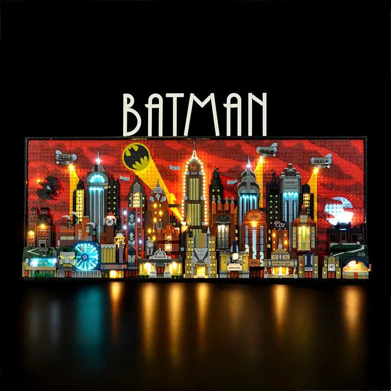 LYBMTWF Kit d'éclairage LED compatible avec Lego 76271 The Animated Series Gotham City Blocks (NON comprend les briques modèles)