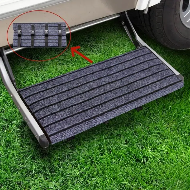 RV Step Stair Carpet Heavy Duty Anti-skid Motorhome Step Doormat Replacement Accessory for Off Grid Camping Travel