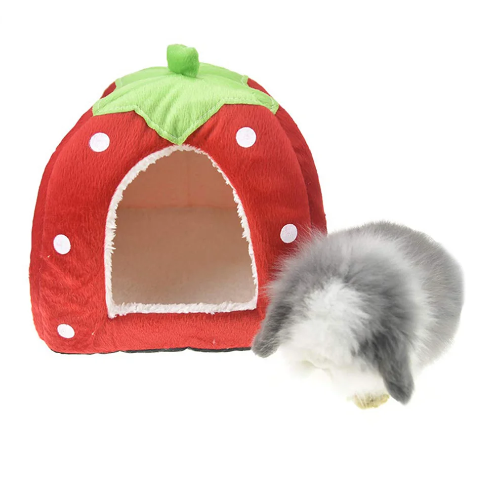 

Rabbit Hideout Breathable Comfortable Pet House Small Animal Bed Bunny Cage Rabbit House Accessories for Bunnies Guinea Pig