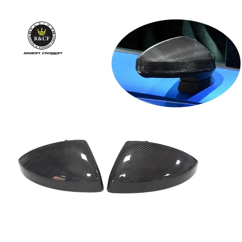 2015+ TTRS R8 Mirror cover Replacement Carbon Fiber Mirror Cover housing Case For R8