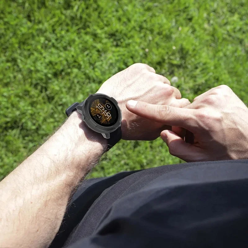 ตัวป้องกันเคสใสสำหรับ Suunto 7 TPU Watch เคสฝาครอบสร้อยข้อมือสมาร์ทกรอบกรอบกันกระแทกอุปกรณ์เสริม