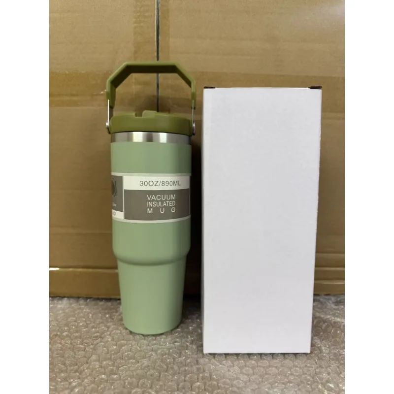 

Popular 30oz handle cup double-layer vacuum 304 stainless steel car cup outdoor portable car thermos cup