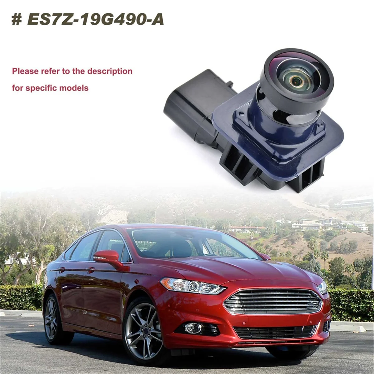 For 2013-2016 Rear View Backup Parking Assist Camera ES7T19G490AA ES7T-19G490-AA DS7Z19G490A,2 PCS