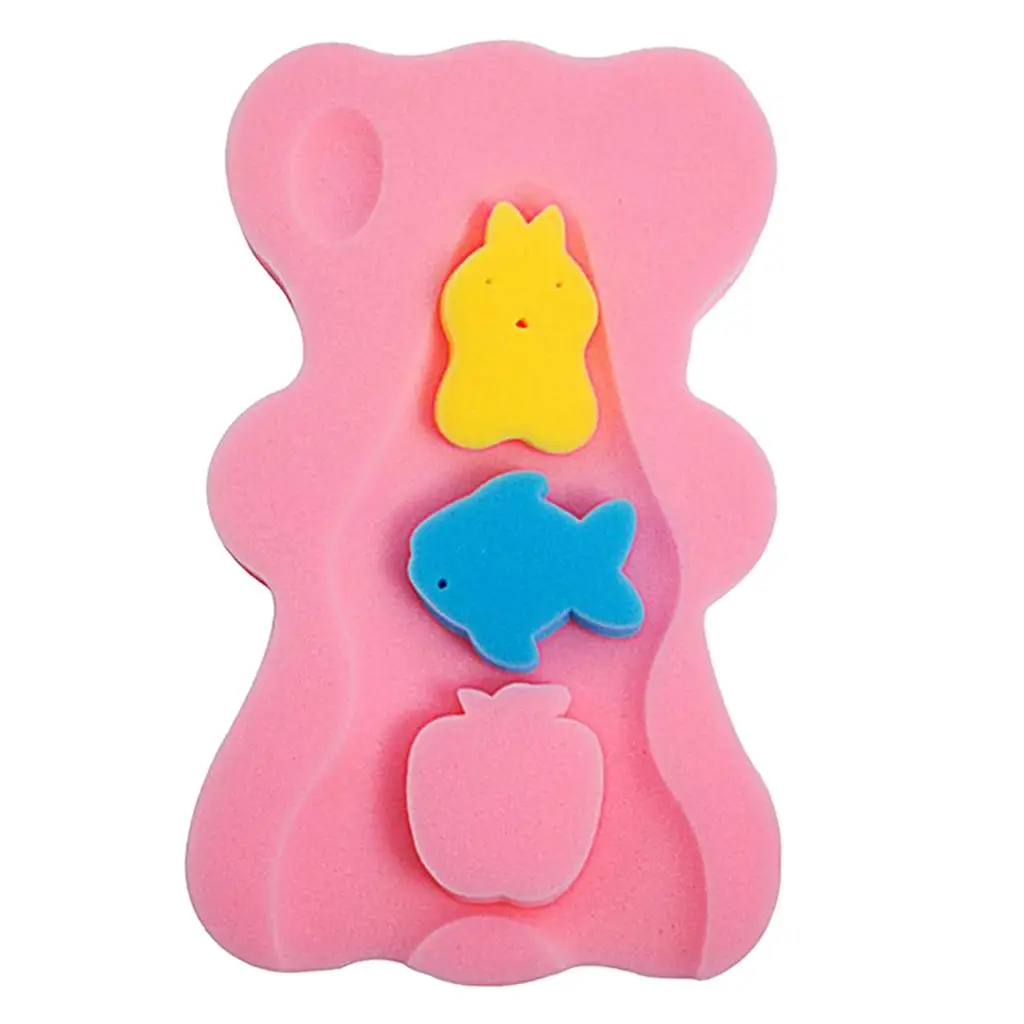 Baby Skid Proof Bathing Mat Sponge Bath Support Cushion Shower Aid Safety Holder for New Born Baby Bath
