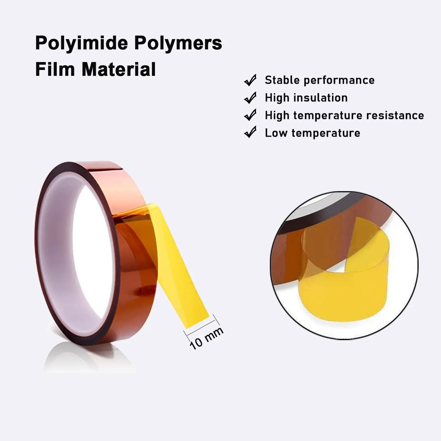 Heat Tape for Sublimation,Heat Resistant Tape, Heat Vinyl Thermal Sublimation Tape, No Residue, Electronics, Circuit Board