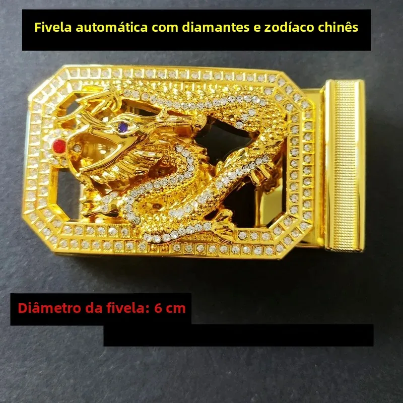 automatic-buckle-men's-belt-clasp-chinese-zodiac-snake-rooster-sheep-ox-dragon-tiger-design-fashionable-accessory