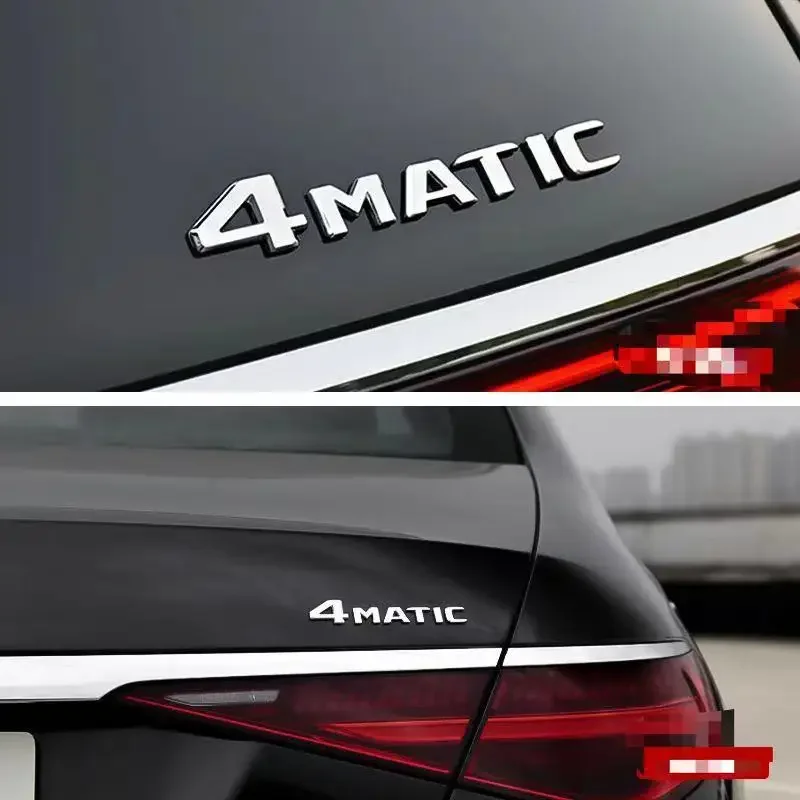 3D ABS 자동차 로고 엠블럼 스티커 메르세데스 A B C E G S 클래스 ML SL CL GLA CLA AMG 4MATICSilver BlackChromeBadgeDecalAccessories