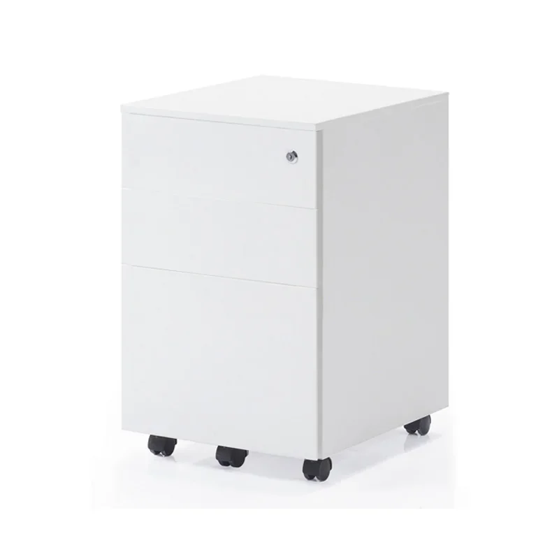 

mobile pedestal filing cabinet with cushion, office use wooden mobile pedestal