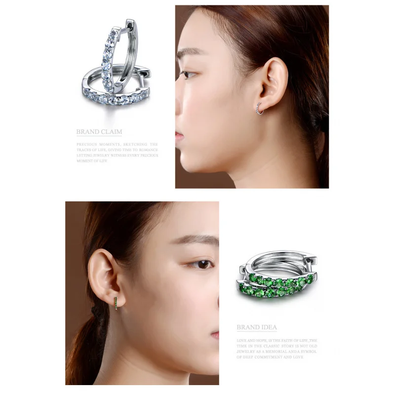 2026 Limited-time Special Offer: Original 925 Sterling Silver Earrings with Crystal Inlay - Colorful Earrings for Women - Fashio