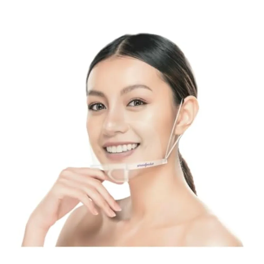 

Woodpecker Clear Sanitation Mask, Transparent Mouth Screen