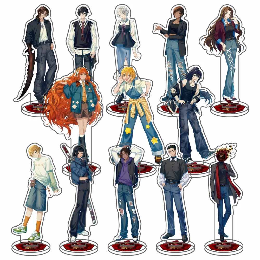 Limbus Company Casual Outfit Acrylic Stand Don Quixote Hong Lu Ishmael Game Character Desktop Hobby Collectible keychain