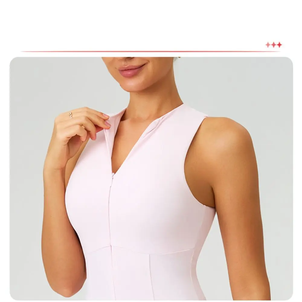 Athletic Skort Dress For Women Quick Dry Tennis Sportswear Mock Neck Workout Apparel For Outdoor Running Yoga Fitness