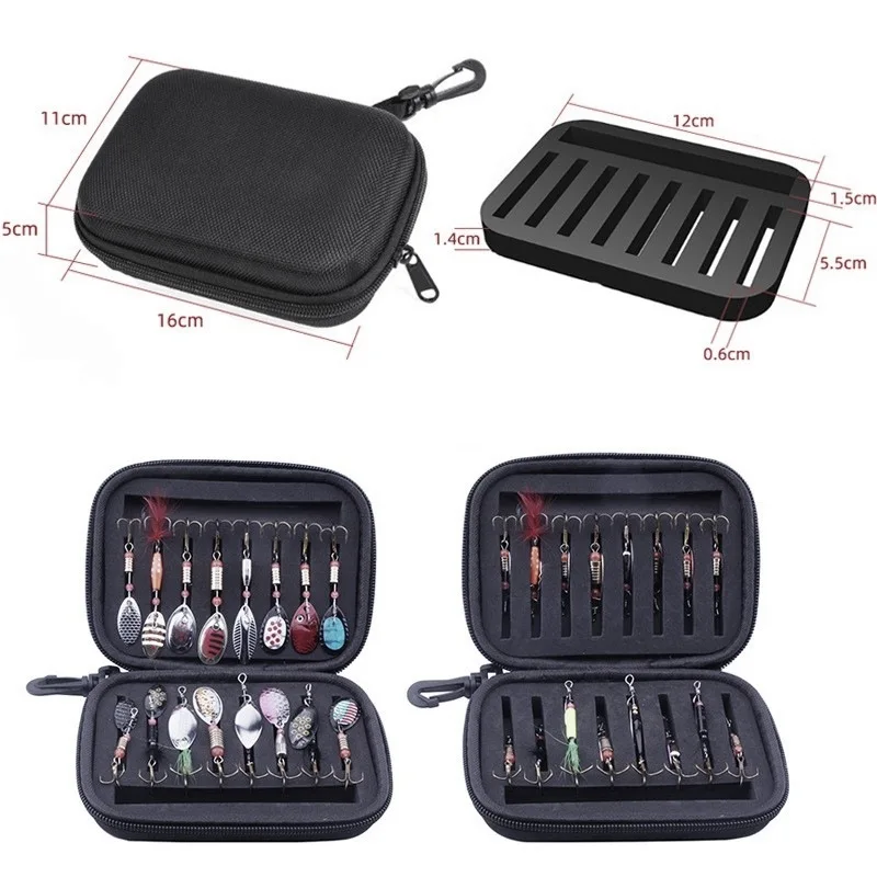 Sequin Bag EVA Luya Fishing Gear Three Hook Storage Box Sequin Bag Bait Bait Fly Hook Sequin Storage Bag