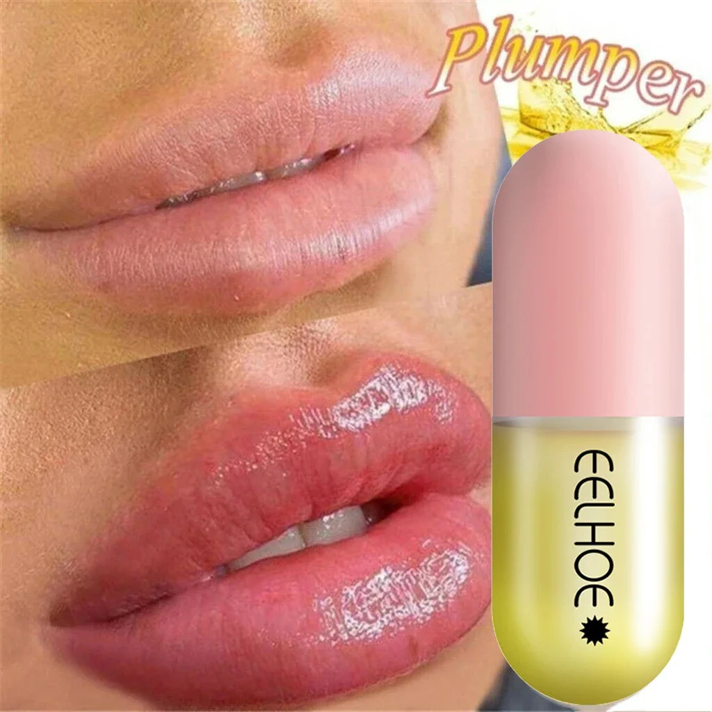 Instant Lip Plumper Oil Lip Plumping Gloss Reduce Fine Lines Increase Lips Elasticity Moisturizing Nourish Makeup Sexy Lip Care