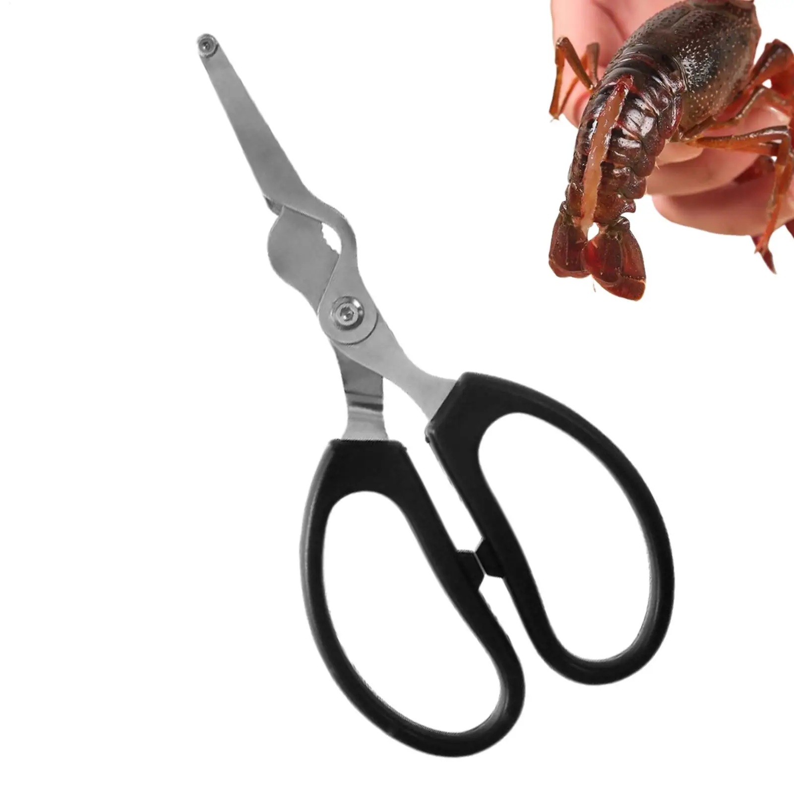 Multi Functional Shrimp Scissors Shrimp Back-Opening Tail Cutter Lobster Cutting Seafood Scissors Shrimp Gill Cutting
