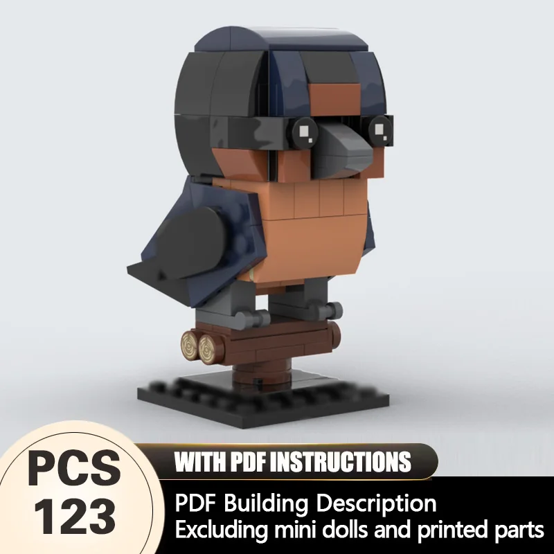 

Creators Animal Series Model MOC Building Bricks American Barn Swallow Modular Technology Gifts Holiday Assemble Children Toys