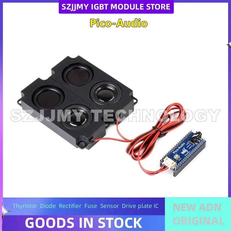 Raspberry Pi Pico Audio Papan Ekspansi Output Headphone/Speaker I2S Antarmuka Stereo/Pengambilan Sampel Baru Asli Dalam Stok