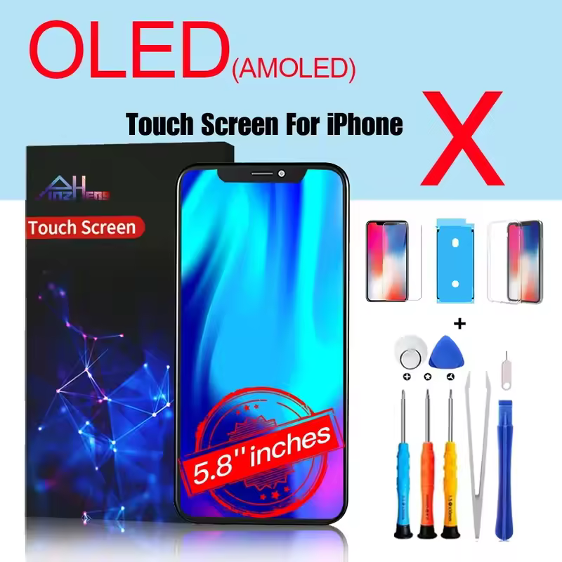 PINZHENG High Quality Screen AMOLED INCELL LCD OLED OEM For iPhone 11 12 13 Mini Pro Max XS XR MAX Display Replacement With Tool - Image 27