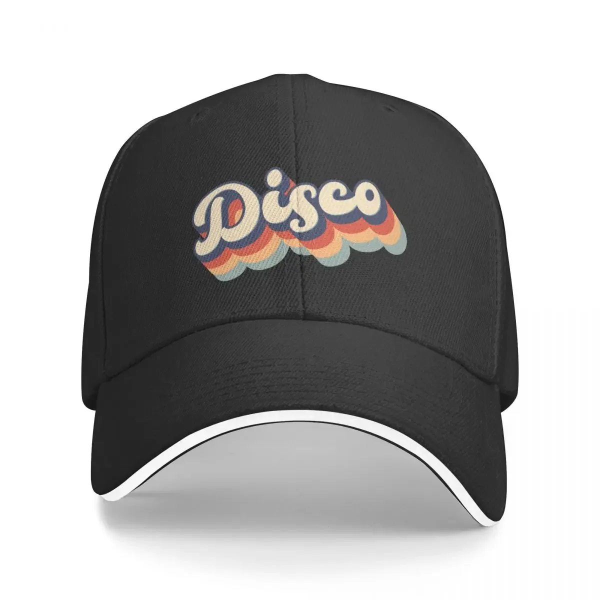 Vintage Disco T-Shirt - 70s Style Design for Music and Dance Fans Baseball Cap Hood Hip Hop Female Men's