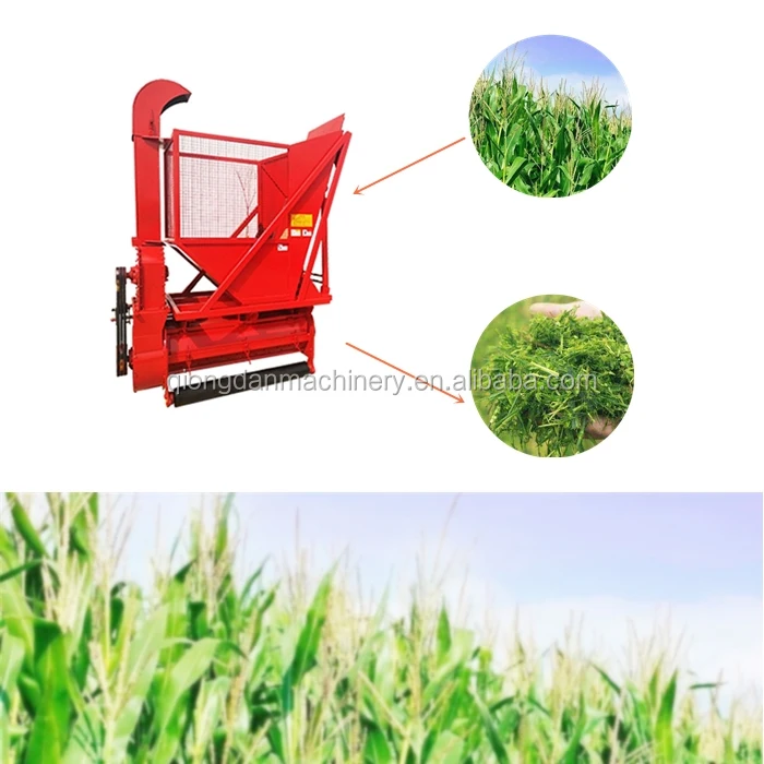 Self propelled forage harvester  corn silage harvesting machine maize banana stalk crushing and recycling 